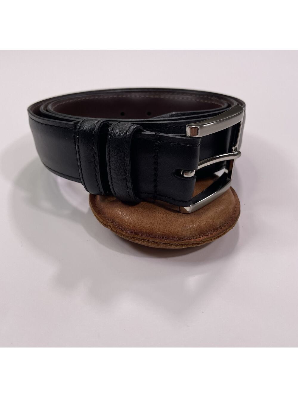 Allen Edmonds Italian Calfskin Black 1 1/4 Inch Basic Dress Belt 107 Men’s‎ 42